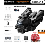 Professional drone 4K HD aerial camera WiFi FPV Obstacle avoidance folding quadcopter RC helicopter Children's gift toy stop mat