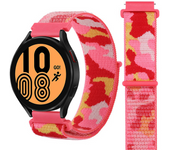 20 22mm Camouflage Nylon Loop Strap For Garmin Forerunner 55 158 965265 745 255 245/645 MUSIC Bracelet For  Amazfit GTR GTS2 3 4
