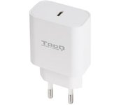 Tooq Cargador de Pared USB C 20W PD 3.0 - Compatible con Iphone, Ipad Pro/Air, Airpods, Huawei, Xiaomi - Color Blanco