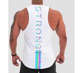 Luminous Gyms Clothing Mens Bodybuilding reflective Tank Top Cotton Sleeveless Vest Sweatshirt Fitness Workout Sportswear Tops