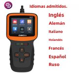 V520 v309 nuevo obd2 escáner profesional auto Motores sistema Vida Libre automotriz DTC lector de código búsqueda herramienta diagnóstico del coche