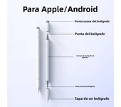 3 in 1 Magnetic Universal Stylus Pen For Android IOS Capacitive Touch Screen Pencil For Phone Pad Tablet iPhone iPad Writing Pen