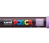 Posca Pc-1m Marcador de Pintura - Punta de Poliéster Cónica 0.7mm - Tinta Base Al Agua - Resistente a la Luz - No Permanente - Color Lavanda (6 Uds)