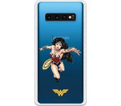 Funda original compatible con Samsung Galaxy S10 Plus - JL Wonder Woman Vuelo