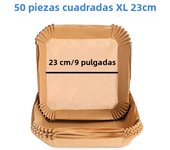 New Air Fryer Disposable Baking Paper Liner Tray With Handle Kitchen Square/Round Grill Parchment Paper Mat Airfryer Accessories