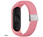 Bracelet for Mi band 7 Strap Elastic adjustable metal Nylon Braided Miband4 miband 5 correa pulseira for xiaomi Mi band 4 3 5 6