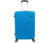 Maleta de Viaje barata mediana Benzi  BZ5747 Azul  de  64 x 40 x 25 cm. muy ligera 3,4 kg. 4 ruedas dobles giratorias 360º. Cerradura de combinación. Excelente relación calidad-precio. (Azul)
