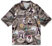 Camisa Grimey Supastar Satin para hombre en color verde