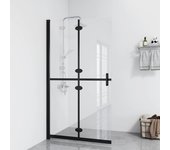 vidaXL Mampara de Ducha Plegable Vidrio ESG Transparente Cabina Dimensiones 70 x 190 cm,  80 x 190 cm,  90 x 190 cm y mas