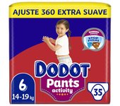 Dodot Pants Activity Extra Jumbo Pack Talla 6 - 35 uds. ✅ Entrega 24/72h