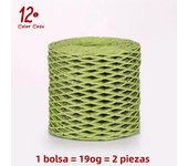 190g Raffia Yarn, Straw Paper Yarn Made in Bamboo Fiber, Handmade DIY Materials, Suitable for Making Summer Hat, Slippers, Bags, Cup Sets, Various Cute Ornaments, Hanging Ornaments, Ropes for Wrapping Gift Boxes and Bouquets, Etc. 1 Bag = 190g = 2