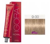 Tinte Igora Royal 9-00 Rubio Muy Claro Natural Intenso 60 ml. Schwarzkopf