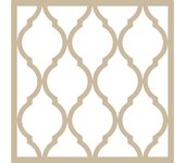 TODO-STENCIL Plantilla MYA Home Decor Geométrico 001 Rombos, Medida 50x50cm Diseño 48x48cm, Stencil lavable, reutilizable, maleable y muy resiste, Ideal para decorar paredes, muebles, cojines, cortinas, etc