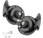 12V Super Loud Train Horns 300DB Waterproof Car Snail Electric Horn Universal Car Motorcycle Truck Boat Sound Signal Loudspeaker