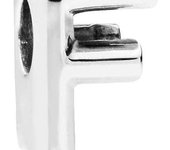 Charm de plata de ley 925 con letra de PANDORA，Incluye Caja Original