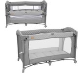 Olmitos - Cuna colecho de Viaje, Parque Infantil y Cuna clásica 3 en 1 - Plegable 2 Alturas con Buena circulación de Aire – Entrada Lateral y Ruedas con Freno - Incluye Bolsa Viaje