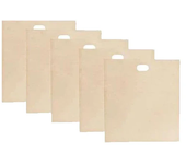 5 Pcs/set Reusable Toaster Bag Sandwich Bags Fiberglass Toast Microwave Heating Non Stick Bread Bag bakery accessories