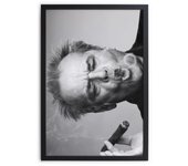 Cuadro con marco negro 40x30 jack nicholson