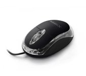 Extreme Ratón Esperanza XM102K Óptico USB Transparente Negro 1000 DPI
