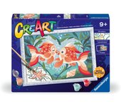 RAVENSBURGER PINTAR POR NUMEROS CREART SERIE D PECES ENAMORADOS CREART 20x4x26 Cms.