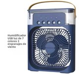 Portable Fan Air Conditioners USB Electric Fan LED Night Light Water Mist Fun 3 In 1 Air Cooler Humidifie For Home