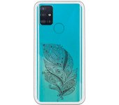 Funda compatible con Samsung Galaxy M51 - Pluma mandala