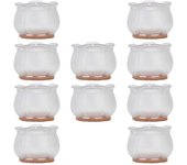 10 unids Silla pierna Piso protector Oficina Mesa pierna cubierta de Goma antideslizante filtro muebles pierna coverm