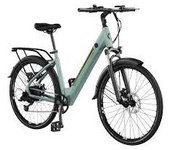 Cecotec 7215 Bicicleta eléctrica Urban Bicicleta eléctrica de ciudad 28" con 90Km de autonomía suspension delantera cambio Shimano de 7 velocidades y doble disco de freno.