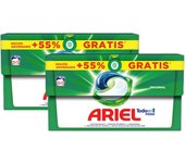 ARIEL Todo-en-1 Pack Ahorro de 2 cajas de 21+12 dosis gratis (66 dosis en total),detergente liquido