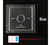 Hama Beads Template 2.6mm Perler Pixel Art Jigsaw Puzzle Beads Tool Figure Material Board Transparent Puzzle Template