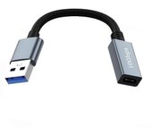 Adaptador de extensión USB macho a tipo C hembra de 10 Gbps para cargador de portátil y PC