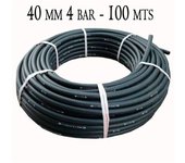 Suinga Tubería Polietileno Agrícola 40mm 4 Bar 100m Negro - Resistente y Duradero