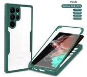 Funda for Samsung Galaxy S24 Ultra 360 Full Body Silicone Phone Case on Galaxy S24 S23 S22 S21 FE Plus Ultra Front Back Cover