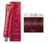 Tinte Igora Royal 5-88 Castaño Claro Rojo Intenso 60 ml. Schwarzkopf