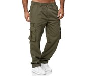 Casual Multi-Pocket Loose Straight Workwear Pants Outdoor Pants Fitness Pants