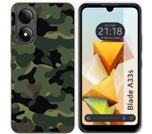 Funda Silicona para Zte Blade A33s diseño Camuflaje Dibujos