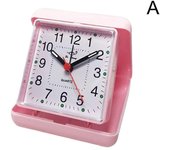 Pequeño Relojes de Noche Despertador Portátil No Tick Snooze Silencioso