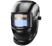 Solar Welding Facemask Auto Darkening Heat Insulation Head-mounted Large View Automatic Dimming Face Shield Arc Welding Helmet