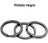 10Pcs/Lot 25 28 30mm Gold Round Key Ring Llaveros Clasp Findings Key Chain Split Ring Plated Key Ring For Jewelry Making