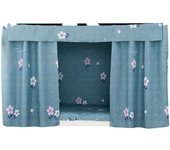 La cortina universal de la cama del estudiante fácil instala la cortina sombreada No-que se destila para la cama
