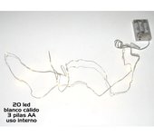 Gerimport Guirnalda LED Micro Cálida - Pilas para Decoración