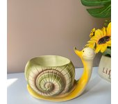 1pc Desktop Mini Resin Decoration Cute Snail Succulent Planter Cactus Planter Snail Planter for Succulents Resin Ornament