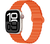 Magnetic Strap For Apple Watch Band 40mm 45mm 46mm 44 mm 41mm 49mm 42 38 Silicone Bracelet iWatch series 8 SE 6 7 8 9 10 Ultra 2