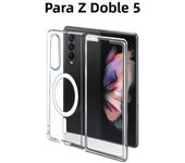 Original Magnet Cover For Magsafe Clear Case Samsung Galaxy S23 Fe S22 S24 Ultra S21 Plus Z Flip Fold 6 5 4 3 Acrylic Silicone