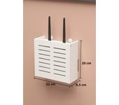 New Wireless Wifi Router Storage Box Living Room Socket Wifi Decoration Wall-mounted TV Set-top Box Rack Cable Power Organizer