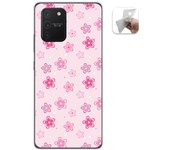 Tumundosmartphone Funda Gel Tpu para Samsung Galaxy S10 Lite diseño Flores Dibujos