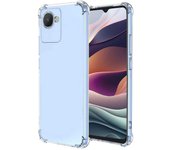 Ociodual Funda de TPU para Realme Narzo 50i Prime/Realme C30, Carcasa Flexible con Esquinas Reforzadas, Antigolpes, Protección en Cámaras, Silicona Transparente