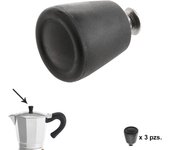 SANCO STORE - ORYX Pomo Cafetera Aluminio Inducción 6 / 9 / 12 Tazas (3 piezas)