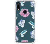 Funda Silicona Antigolpes para Huawei P Smart Z diseño Flores 10 Dibujos