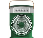 Mini Aire Acondicionado 4 en 1, Aire Acondicionado Portatil Silencioso, Air Conditioner Mini, Ventilador Portátil, Mini Enfriador, Climatizador Agua Type-C with Humididifier y Temporizador